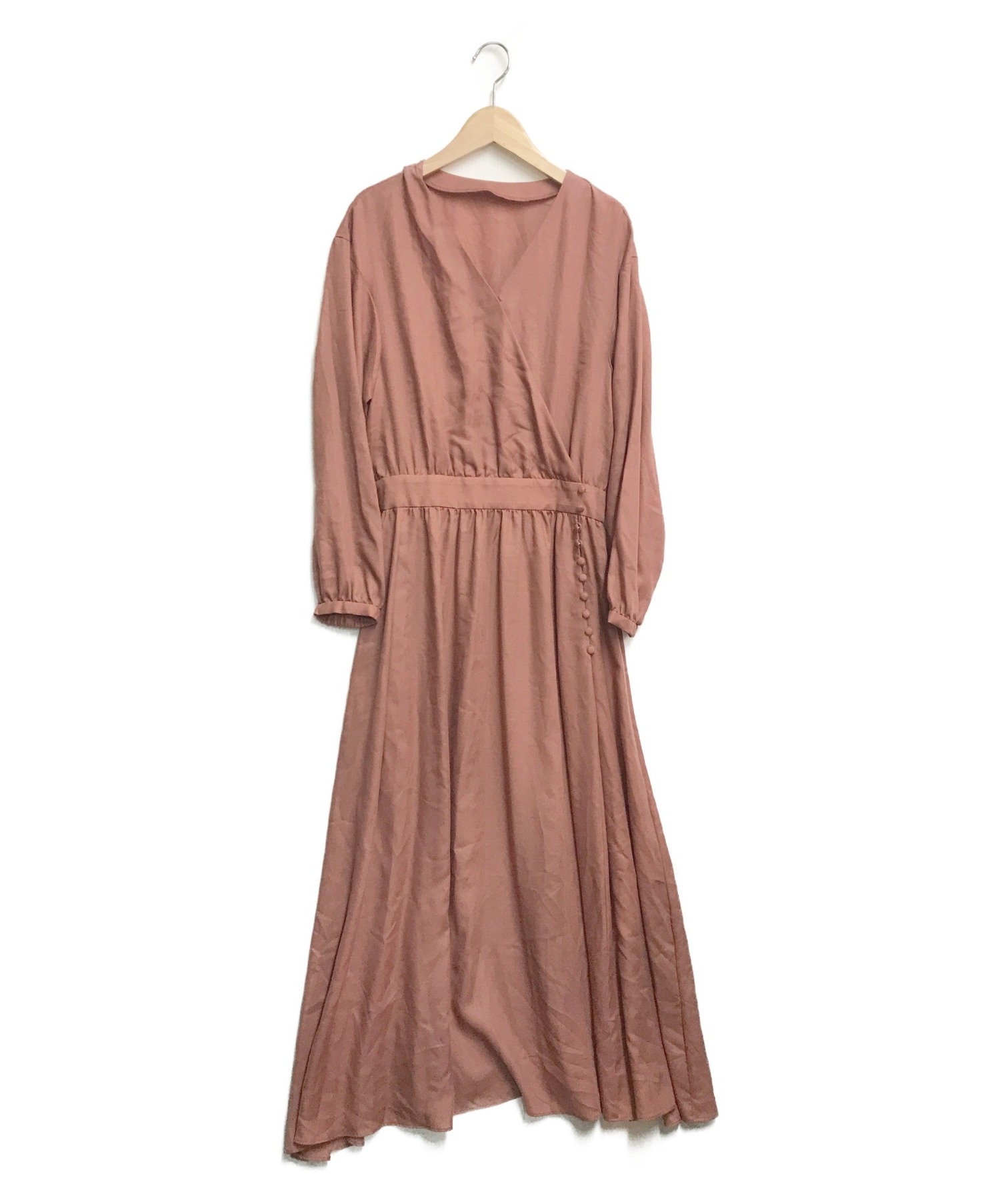 中古 古着通販 Anatelier アナトリエ カシュクールワンピース ピンク サイズ Size S ブランド 古着通販 トレファク公式 Trefac Fashion