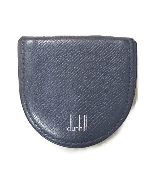 dunhill（ダンヒル）dunhill (ダンヒル) 馬蹄型コインケース ネイビーの古着・服飾アイテム