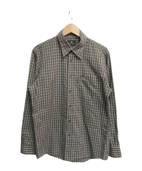 BURBERRY CLASSICS（バーバリークラシックス）BURBERRY CLASSICS (バーバリークラシックス) チェックシャツ グレー サイズ:2 チェックの古着・服飾アイテム