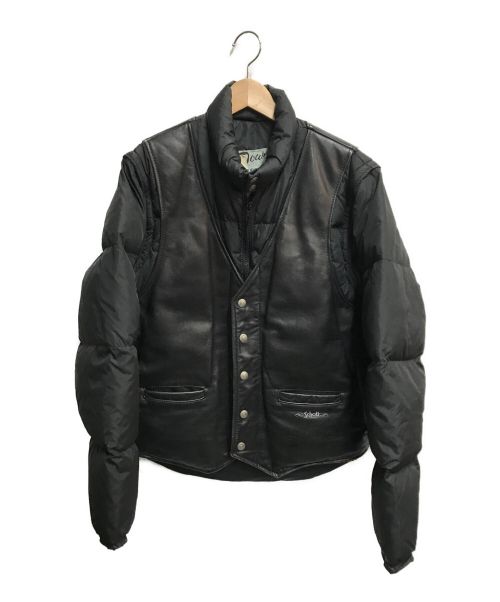 Schott（ショット）Schott (ショット) ダウンジャケット ブラック サイズ:40の古着・服飾アイテム