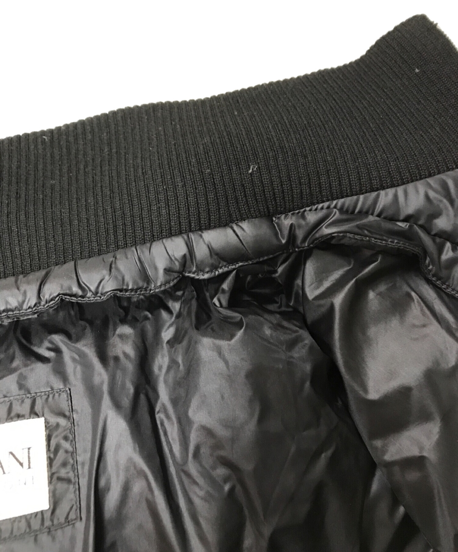 ARMANI COLLEZIONI (アルマーニコレツィオーニ) ダウンジャケット ブラック サイズ:50