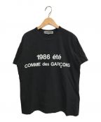 GOOD DESIGN SHOP COMME des GARCONS（グッドデザインショップ コムデギャルソン）の古着「プリントTシャツ」｜ブラック
