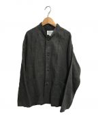 STILL BY HAND（スティルバイハンド）の古着「立襟チャイナ釦カバーオールジャケット」｜ブラック