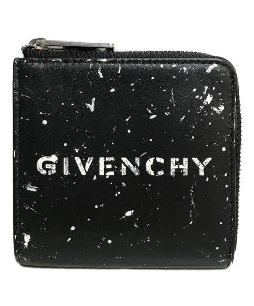 GIVENCHY（ジバンシィ）GIVENCHY (ジバンシィ) ペイントデザインコインケース ブラックの古着・服飾アイテム