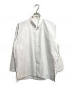 HOMME PLISSE ISSEY MIYAKE（）の古着「スタンドカラーシャツ」｜ホワイト