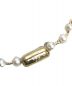 H.P.FRANCE (アッシュペーフランス) freshwater pearl ball chain necklace ゴールド×ホワイト：12000円