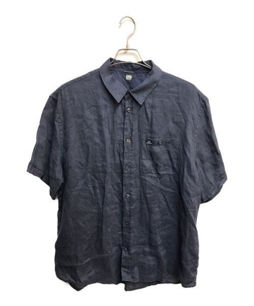 C.P COMPANY（シーピーカンパニー）C.P COMPANY (シーピーカンパニー) Short Sleeve Poplin Shirt ネイビー サイズ:XXLの古着・服飾アイテム