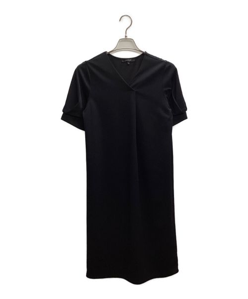 UNTITLED（アンタイトル）UNTITLED (アンタイトル) カットジョーゼット ワンピース ブラック サイズ:2の古着・服飾アイテム