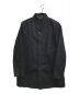 EDIFICE（エディフィス）の古着「SUPER 150’s ウール メルトン スタンドカラーコート」｜ブラック