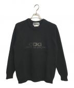 COMME des GARCONSコムデギャルソン）の古着「ロゴセーター」｜ブラック