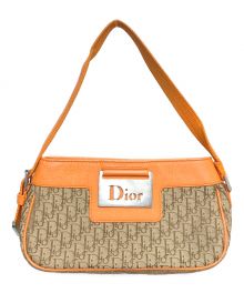 Christian Dior（クリスチャン ディオール）の古着「ショルダーポーチ」｜オレンジ×ベージュ
