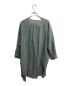 ヤンマ産業 (ヤンマサンギョウ) リネンノーカラービッグシャツ グリーン サイズ:記載なし：7800円