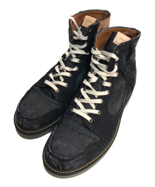 glamb（グラム）glamb (グラム) Denim Basket Shoes ブラック サイズ:1の古着・服飾アイテム