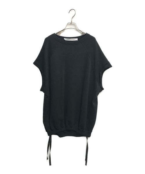 COGTHEBIGSMOKE（コグザビッグスモーク）COGTHEBIGSMOKE (コグザビッグスモーク) ノースリーブカットスウェット ブラック サイズ:特になしの古着・服飾アイテム