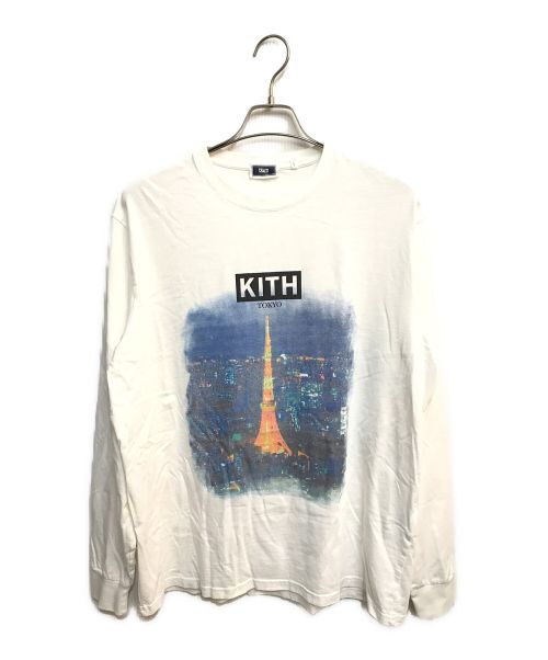 KITH（キス）KITH (キス) TOKYO TOWER vintage LS tee ホワイト サイズ:Mの古着・服飾アイテム