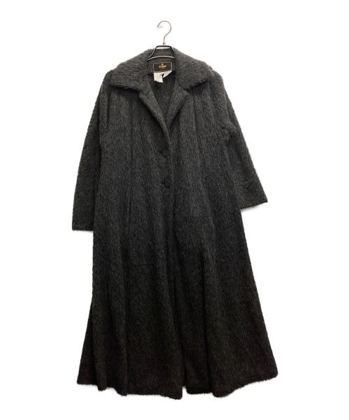 FENDI（フェンディ）FENDI (フェンディ) アルパカ混シャギーコート グレー サイズ:38の古着・服飾アイテム