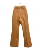 H BEAUTY&YOUTHエイチ ビューティアンドユース）の古着「TRIPLE CLOTH SLIM PANTS」｜ブラウン