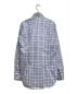 Errico Formicola (エリコフォルミコラ) ボタンダウンシャツ ホワイト×ブルー サイズ:38/15：4800円