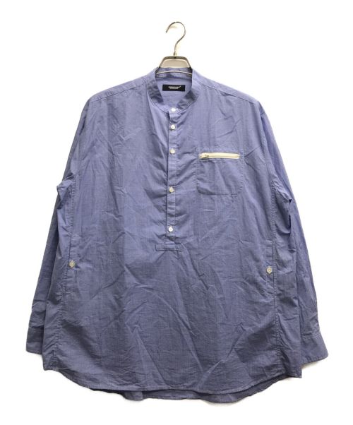 UNDERCOVER（アンダーカバー）UNDERCOVER (アンダーカバー) COチェックプルオーバーシャツ ブルー×ホワイト サイズ:3の古着・服飾アイテム