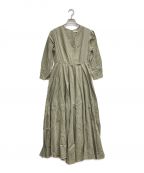 MARIHAマリハ）の古着「マドモアゼルのドレス」｜セージグリーン
