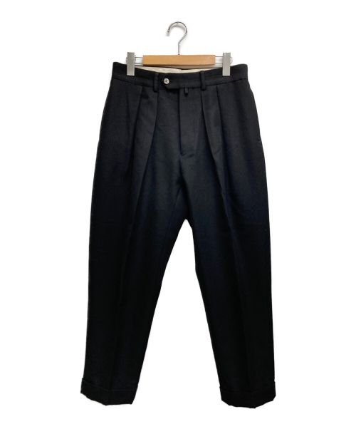 NEAT（ニート）NEAT (ニート) タックパンツ ブラック サイズ:44の古着・服飾アイテム