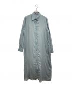 theoryセオリー）の古着「SUMMER VOILE／BELTED SHIRTDRESS」｜グレー