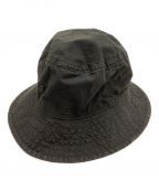 Acne studiosアクネストゥディオス）の古着「COTTON BUCKET HAT」｜ブラック