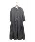 mala KALANCHOE (マーラ カランコエ) Organic Poplin V Neck Dress グレー サイズ:S：9800円