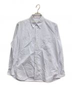INDIVIDUALIZED SHIRTSインディビジュアライズドシャツ）の古着「ボタンダウンシャツ」｜ホワイト×ブルー