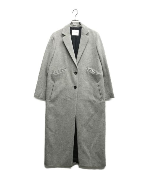 CINOH（チノ）CINOH (チノ) ウールチェスターコート グレー サイズ:38の古着・服飾アイテム