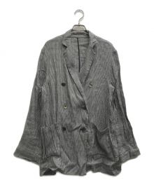 SLOBE IENA（スローブ イエナ）の古着「リネン混テーラードジャケット」｜グレー