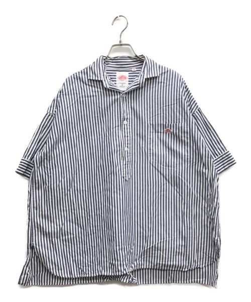 DANTON（ダントン）DANTON (ダントン) BIGシルエットシャツ ネイビー サイズ:40の古着・服飾アイテム
