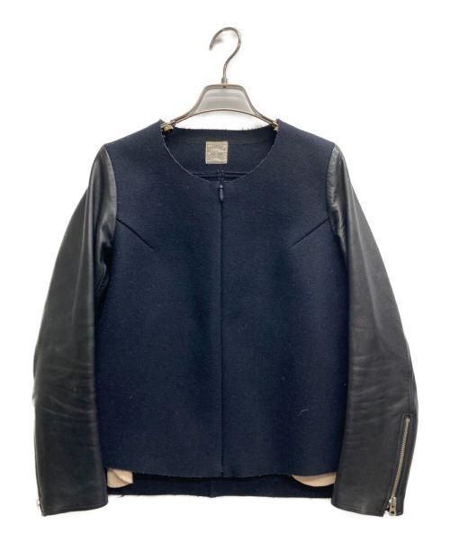SUNSEA（サンシー）SUNSEA (サンシー) 切替ジャケット ブラック×ネイビー サイズ:1の古着・服飾アイテム
