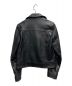 UNITED TOKYO (ユナイテッドトーキョー) カウレザーダブルライダースジャケット ブラック サイズ:1：7800円
