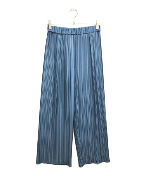 ORIVAR SAT（オリバーサット）ORIVAR SAT (オリバーサット) プリーツパンツ ブルー サイズ:36の古着・服飾アイテム