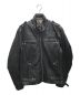 HARLEY-DAVIDSON（ハーレーダビッドソン）の古着「Valor Black Leather Jacket/バラ―ブラックレザージャケット」｜ブラック