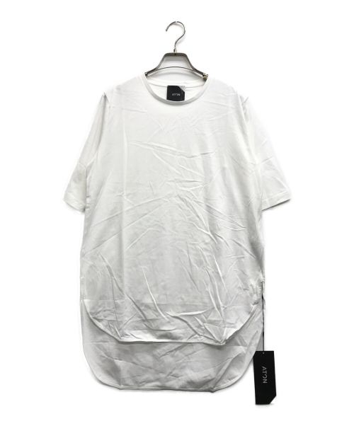 ATON（エイトン）ATON (エイトン) ラウンドヘムTシャツ ホワイト サイズ:02の古着・服飾アイテム