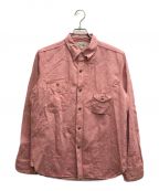 JELADOジェラード）の古着「ガチャポケ シャンブレー ワークシャツ」｜ピンク