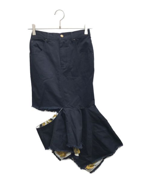AMeLIE（アメリ）AMeLIE (アメリ) エディタフリップスカート ネイビー サイズ:Sの古着・服飾アイテム