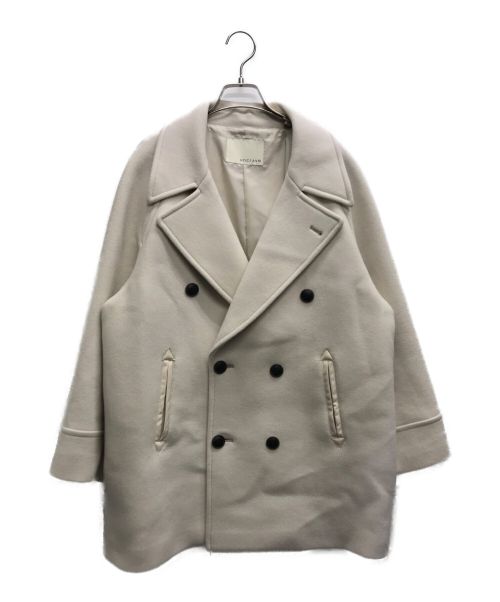 uncrave（アンクレイヴ）uncrave (アンクレイヴ) プルーフメルトンショートPコート ホワイト サイズ:2の古着・服飾アイテム