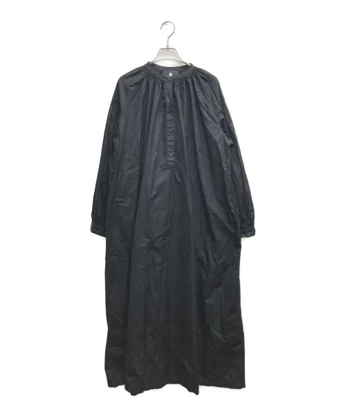 SU PARIS（ス パリス）SU PARIS (ス パリス) Gather Dress/ギャザードレス ブラック サイズ:記載無し（実寸サイズをご参照下さい）の古着・服飾アイテム