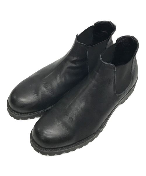 PADRONE（パドローネ）PADRONE (パドローネ) Water Proof Leather Side Gore Boots/ウォータープルーフレザーサイドゴアブーツ ブラック サイズ:41の古着・服飾アイテム