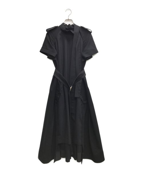 sacai（サカイ）sacai (サカイ) スーチングドレス ブラック サイズ:2の古着・服飾アイテム