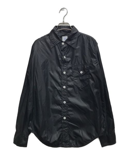 POST O'ALLS（ポストオーバーオールズ）POST O'ALLS (ポストオーバーオールズ) ナイロンシャツ ブラック サイズ:Sの古着・服飾アイテム