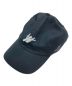 WE11DONE（ウェルダン）の古着「LOGO STAMP CAP/ロゴスタンプキャップ」｜ブラック