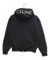 CELINE (セリーヌ) フードロゴデザインジップアップパーカー ブラック サイズ:XS：69800円