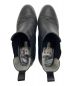 中古・古着 DIANA (ダイアナ) ウィングチップサイドゴアブーツ ブラック サイズ:24cm：9800円