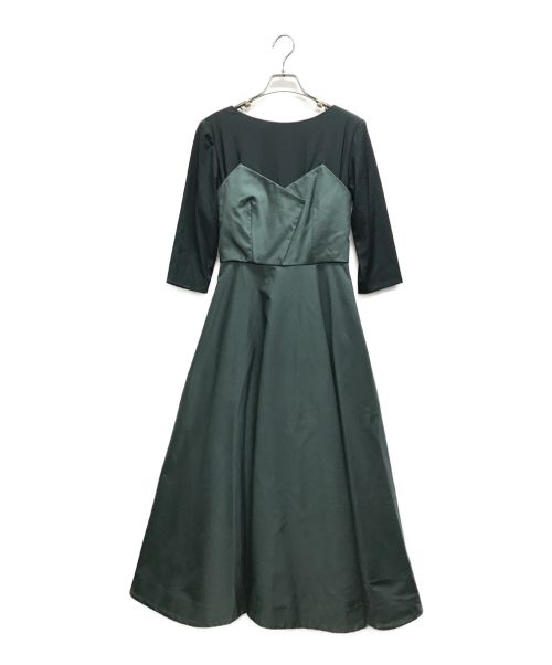 Ameri（アメリ）AMERI (アメリ) デフォルメーションレディドレス グリーン サイズ:Sの古着・服飾アイテム