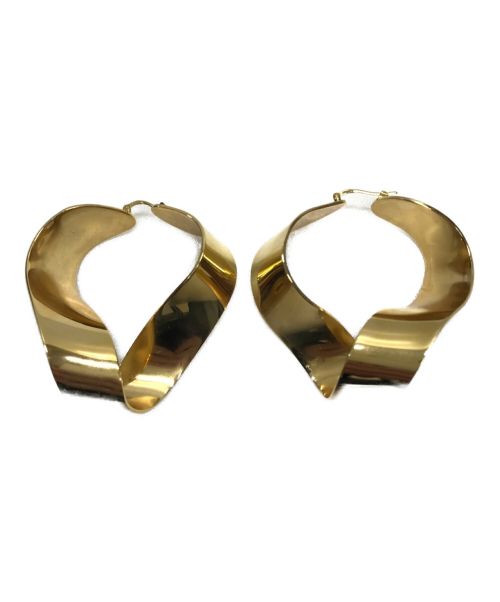 JIL SANDER（ジルサンダー）JIL SANDER (ジルサンダー) Hoop Earrings/フープイアリング ゴールドの古着・服飾アイテム