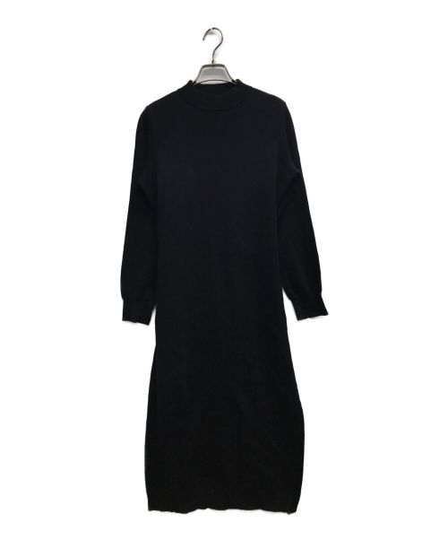 theory（セオリー）theory (セオリー) コットンシルクベルテッドミディドレス ブラック サイズ:Ｓの古着・服飾アイテム